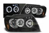 Lampy Chrysler Jeep Grand Cherokee soczewki black