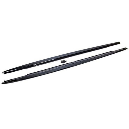 LISTWY POD PROGI BMW G30 G31 BLACK GLOSSY MP
