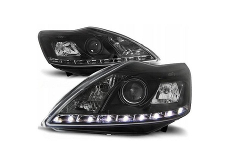 Lampy przednie reflektory Ford Focus II FL LED Bla