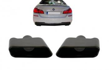 ZESTAW KOŃCÓWEK BMW F10 BLACK TITANIUM