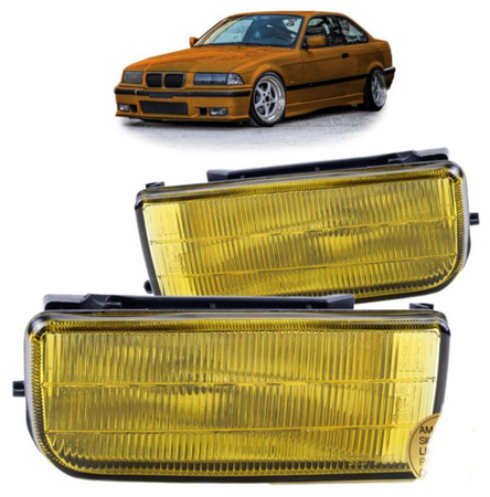 HALOGENY DO BMW E36 91-99 YELLOW
