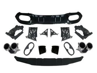 DYFUZOR MERCEDES W177 KONCÓWKI CHROM LOOK AMG