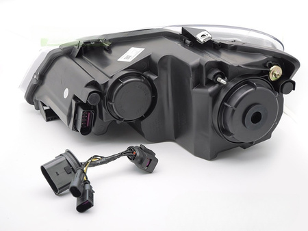 Lampy przednie LED do VW POLO V 9-17 black