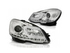 Lampy Reflektory Mercedes W204 11-14 CHROME LED