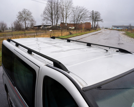 Relingi dachowe Volkswagen Transporter VI T6 L2 | LWB 2015-2019 Czarny LONG