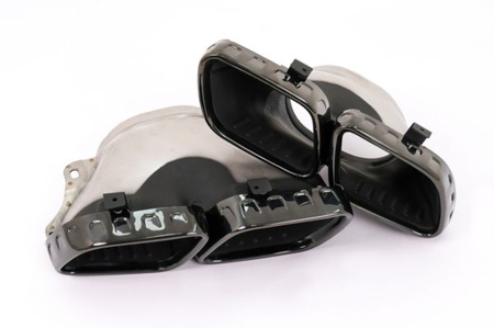 ZESTAW KOŃCÓWEK MERCEDES CHROME BLACK X167 W167