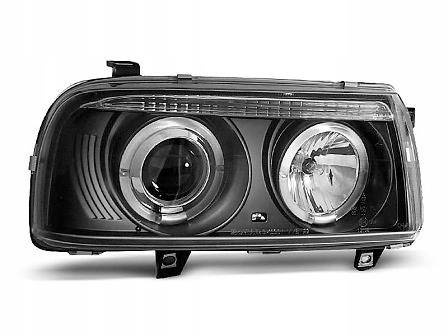 Lampy reflektory Vw Vento 92-98 ringi black