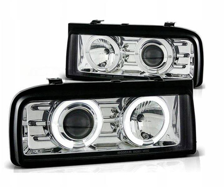 Lampy reflektory Vw Corrado 88-95 ringi chrome