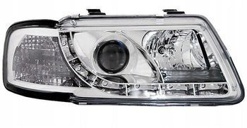 Lampy przednie reflektory A3 8L CHROM SOCZEWKI LED