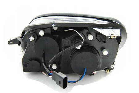 Lampy Mercedes R170 SLK 96-04 ringi ccfl black