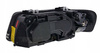 Lampy przednie reflektory A3 8L CZARNE RINGI
