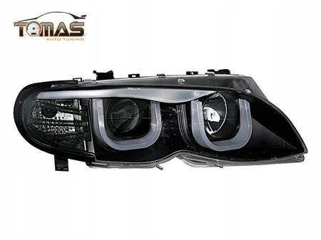 Reflektory przednie BMW E46 RINGI 3D Sedan/Touring
