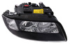 Lampy przednie reflektory Audi A6 C5 BLACK SOCZEWK
