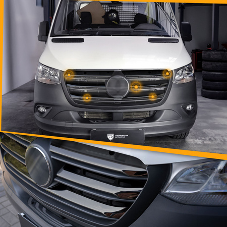 Listwy atrapy przedniej Mercedes-Benz Vito PRE-FL 2014-2019