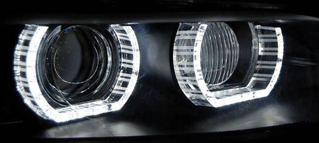 Lampy reflektory Bmw E92 black DRL XENON