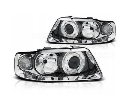 Lampy przednie reflektory A3 8L chrom soczewki