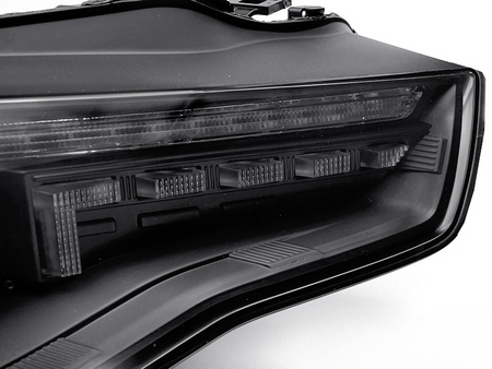 Reflektory lampy przednie LED czarne do Audi A5