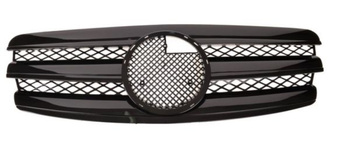 GRILL MERCEDES E W211 02-06 GLOSS BLACK