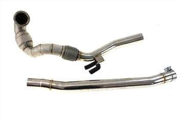 Downpipe AUDI S3 VW GOLF VII R 2.0T + OSŁONA TERMICZNA