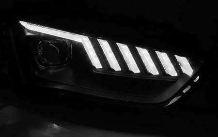 Lampy reflektory Led Black do Audi A4 B8 12-15
