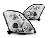 Lampy reflektory Suzuki Swift 05-10 ringi chrome