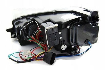 Lampy przednie Vw Golf VII 7 12-17 black led drl