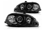 Reflektory przednie Honda Civic VI BLACK RING