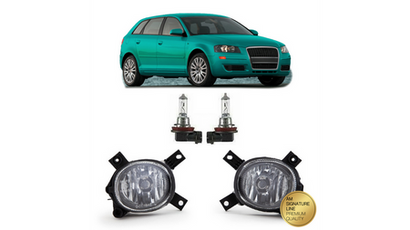 Zestaw lamp przeciwmgielnych AUDI A3 (8P) Hatchback Sportback Cabrio A4 B7 (8E) Sedan Avant 2004-2013