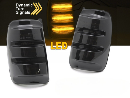 MIgacze  Dynamiczne Kierunkowskazy LED do Lusterek - Ford Transit 2013+ 