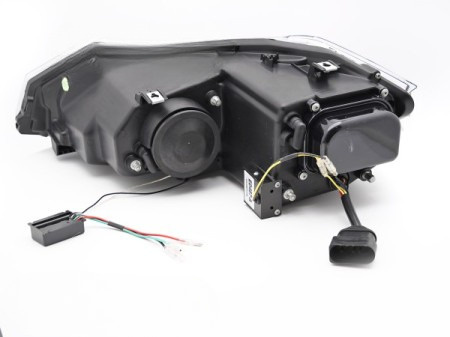 Reflektory lampy soczewkowe LED DRL VW Polo VI 2G (2017–2021) | Dynamiczny kierunkowskaz