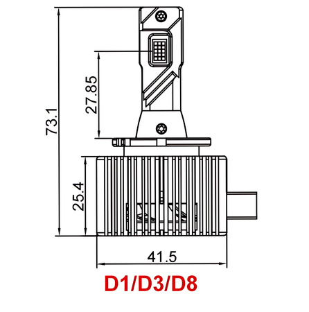 Komplet żarówek LED D3S CANBUS