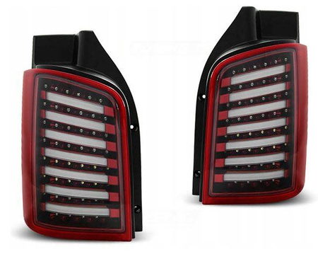 Lampy diodowe vw t5 2003-2015 red white led
