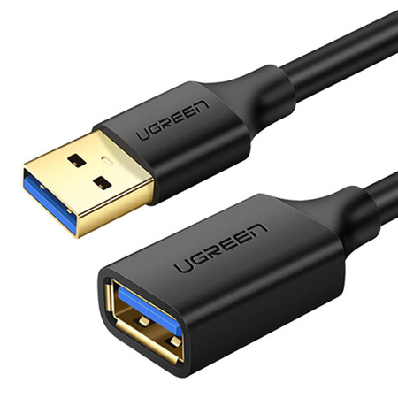 Kabel USB 3.0 przedłużający UGREEN  US129 3m (czarny)