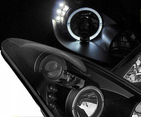 LAMPY TOYOTA CELICA T230 99-05 ANGEL EYES BLACK