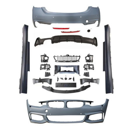 BODY KIT do BMW F32 2013-202 M-TECH ZDERZAKI