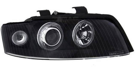 Lampy przednie reflektory Audi A4 B6 BLACK SOCZEWK