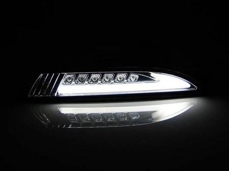 Kierunkowskazy + pozycja Vw Scirocco 08- Chrome Led