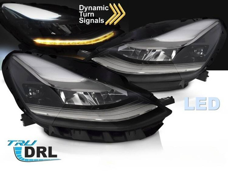 Lampy reflektory full LED do Tesla Model 3 17-23