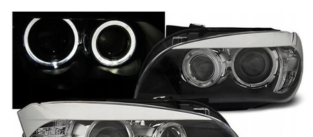Lampy przednie reflektory bmw x1 e84 ringi led bla