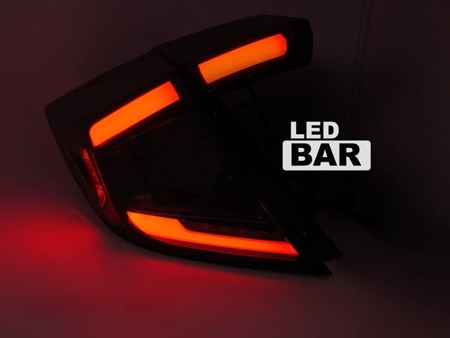 Lampy diodowe do Honda Civic X 16-21 Hatchback smoke