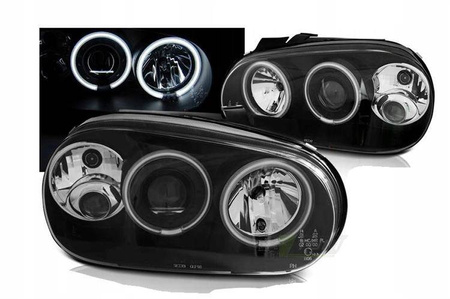 Lampy Vw Golf IV 4 97-03 ringi ccfl halogeny black