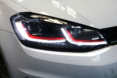 LAMPY PRZEDNIE LED VW GOLF 7 12-17 LOOK 7,5 GTI