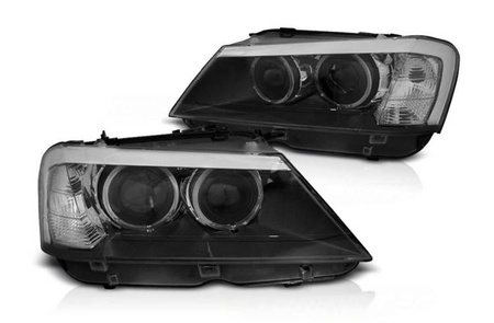 Lampy Przednie Bmw X3 F25 10-14 Black Led