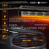 LED BAR Zestaw lamp oświetlenie LED w grill do FORD TRANSIT CUSTOM 2023-