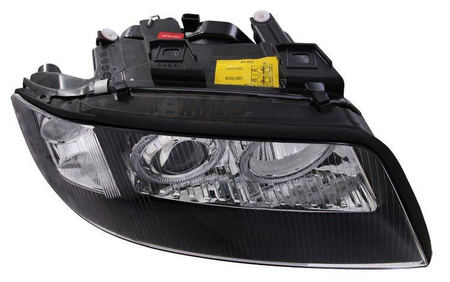 Lampy przednie reflektory Audi A6 C5 BLACK SOCZEWK
