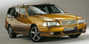 GRILL BEZ ZNACZKA VOLVO S/V70 97-99 BLACK MATT