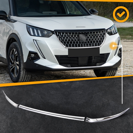 Listwy atrapy przedniej Peugeot 2008 PRE-FL 2020-2023