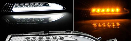 Kierunkowskazy + pozycja Vw Scirocco 08- Chrome Led
