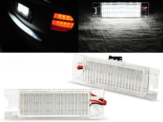 Lampki rejestracji Opel Zafira B/ Astra H/ Corsa D LED 