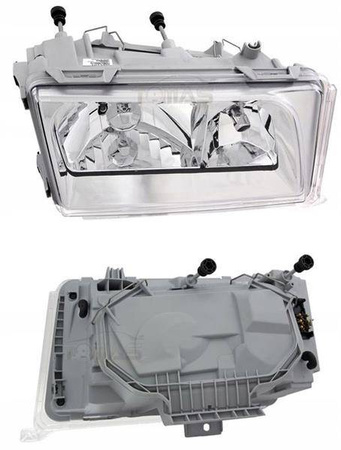 Reflektory lampy przednie Mercedes W124 CHROM